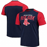 Boston Red Sox Fanatics Branded Big & Tall Iconic T-Shirt - Navy Red
